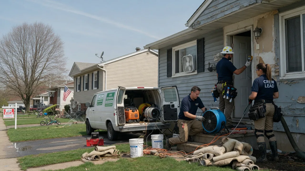 Flood Cleanup in Churubusco, IN near me