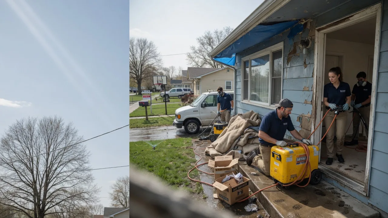 Basement Flood Cleanup in Churubusco, IN near me